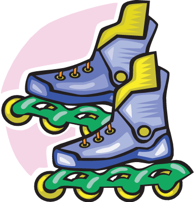 Gallery for free roller skating clip art image #19564