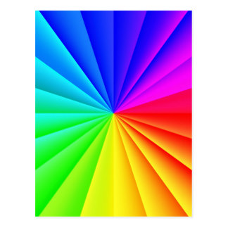 Rainbow Pattern Postcards | Zazzle