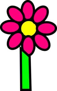 Flower With Stem - ClipArt Best