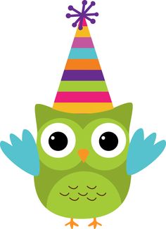 Free birthday owl clipart