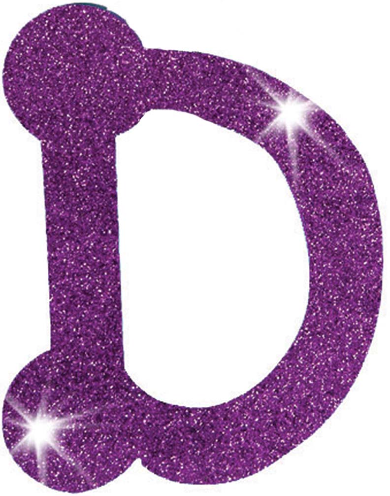 The Letter D In Glitter