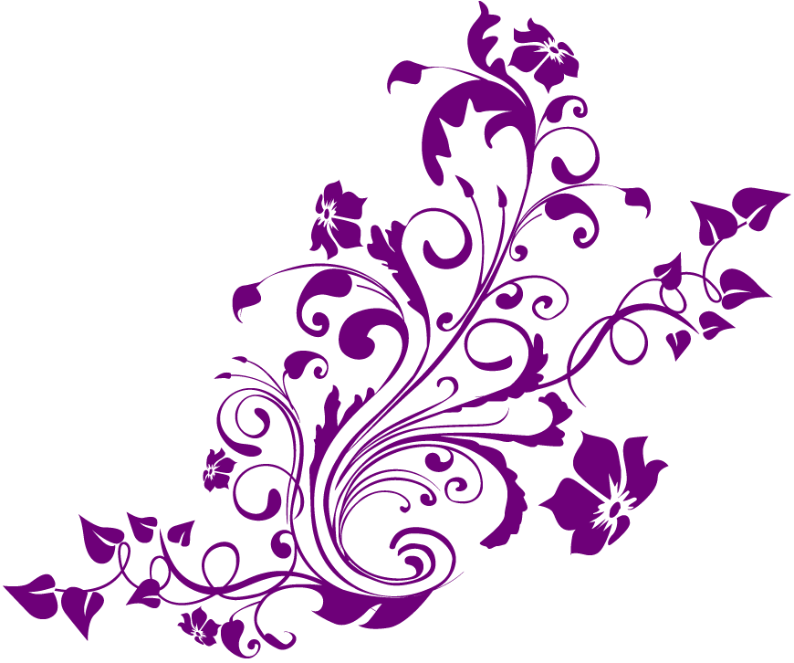 Purple Flower Design – Design & art