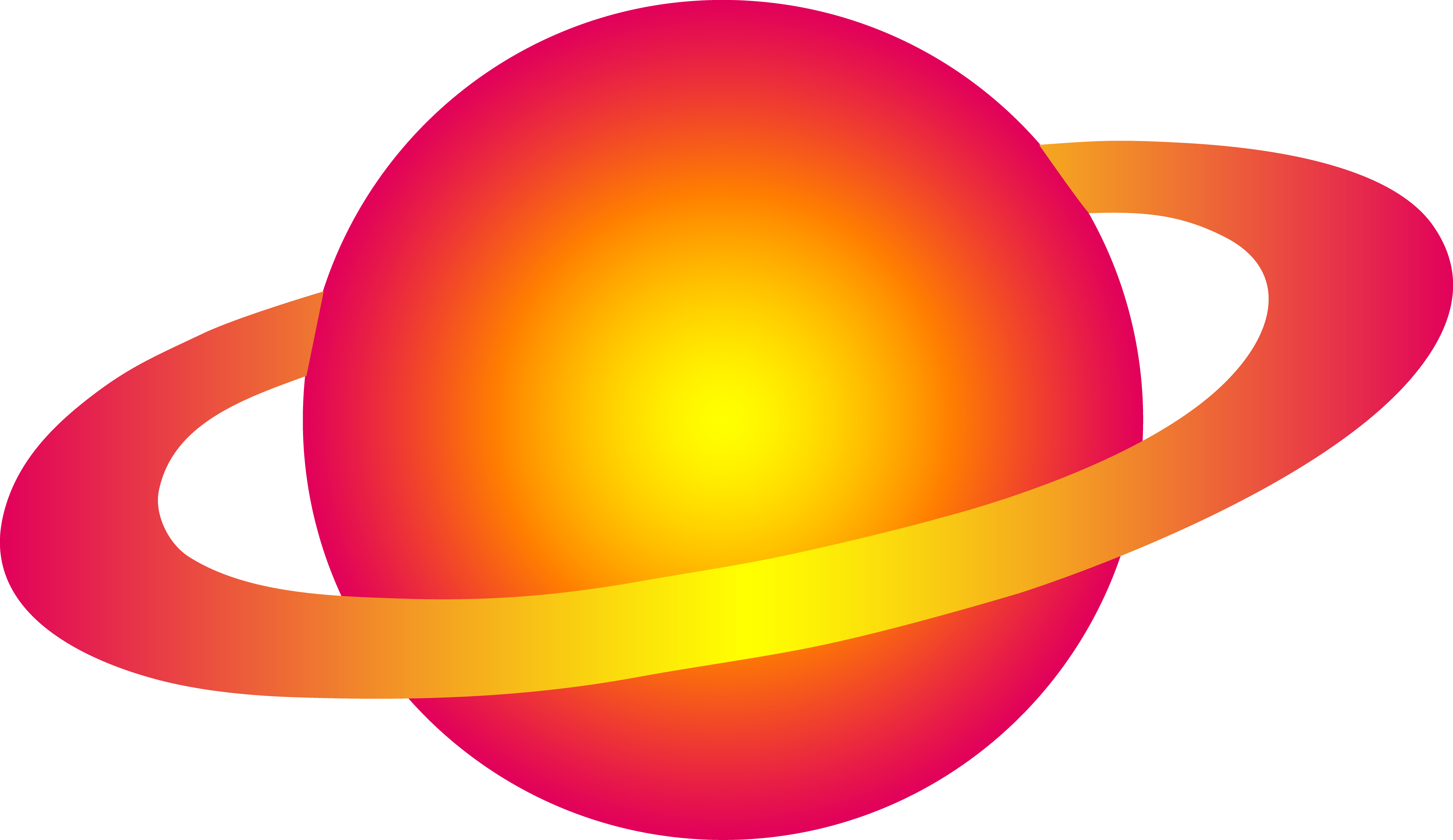 Cartoon planets clipart