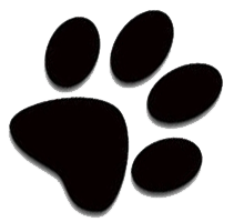 Bulldog Paw Print Clipart