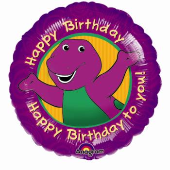 Wholesale 18" Happy Birthday from Barney Foil Balloon (SKU 435315 ...