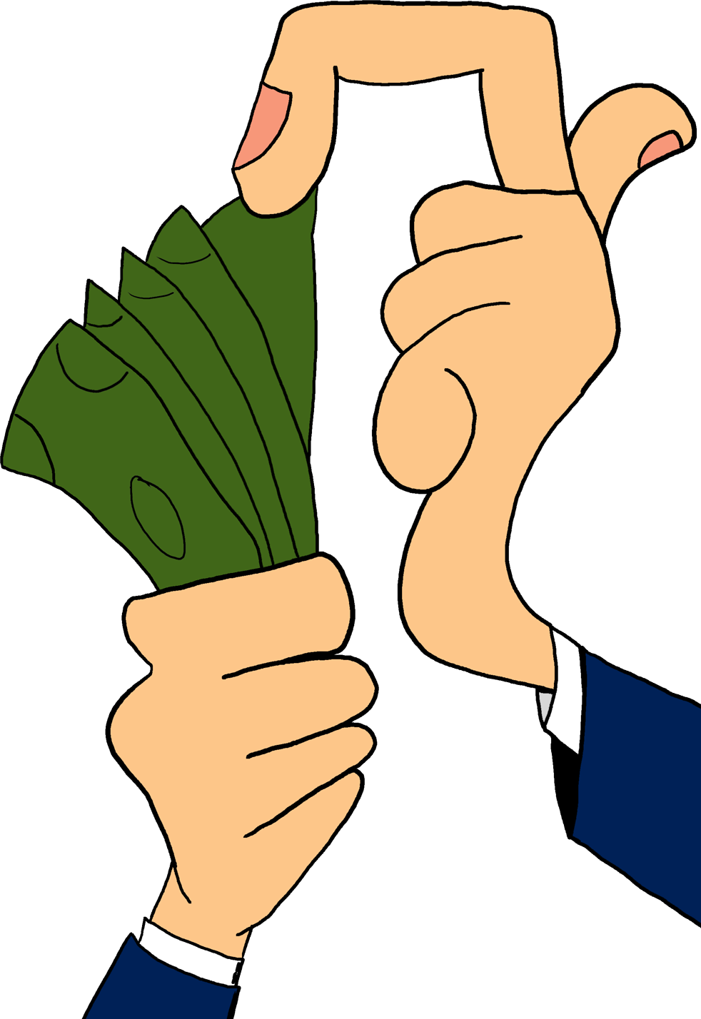 Animated money clipart