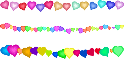 Heart page border | Public domain vectors