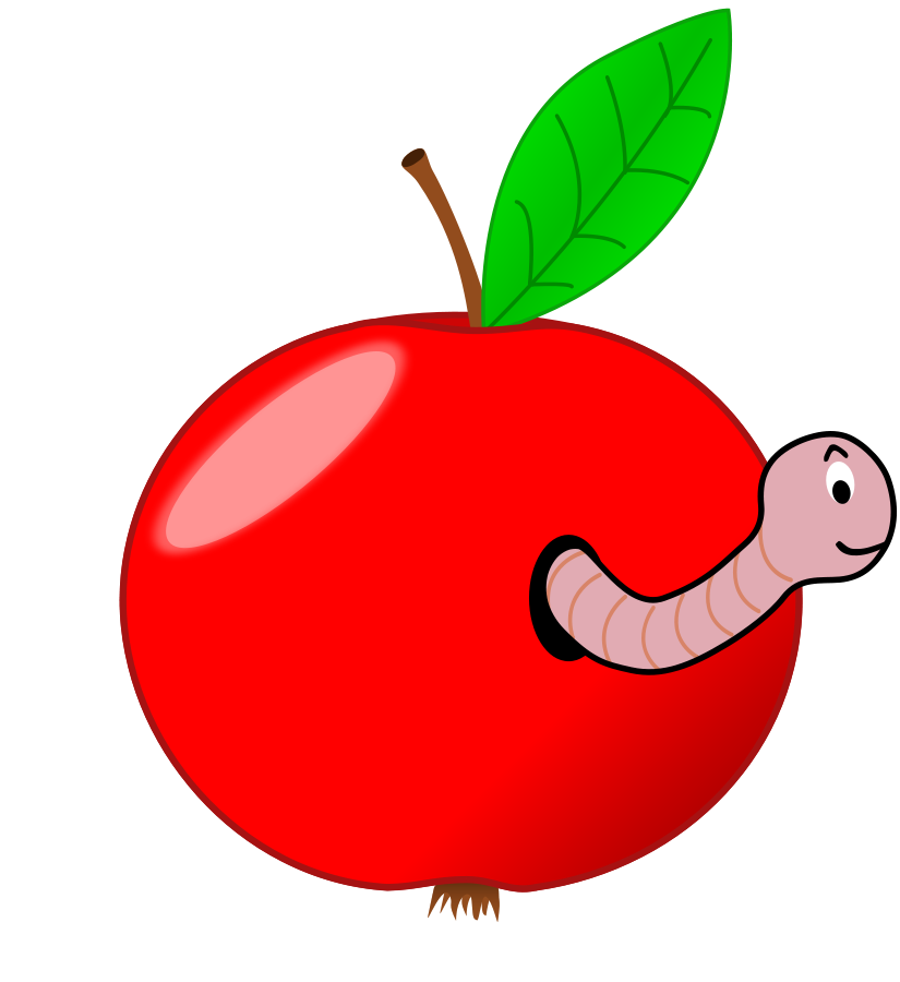 Apple Worms - ClipArt Best