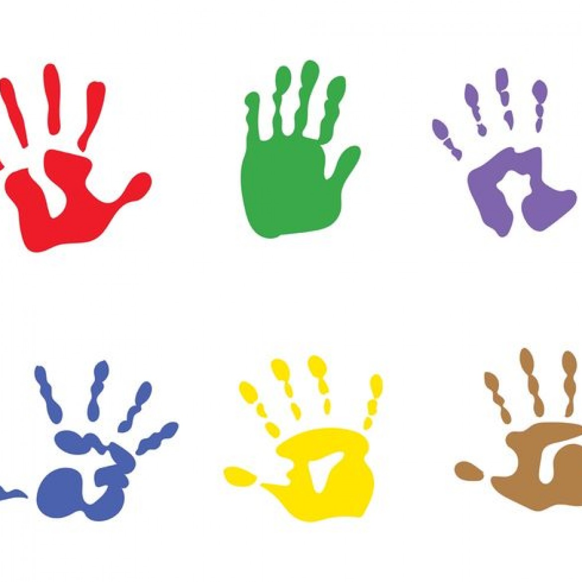 Free vector Vector Child Handprints #28013 | My Graphic Hunt