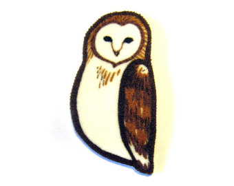 owl brooch pin