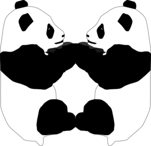 Panda Bear clip art - vector clip art online, royalty free ...