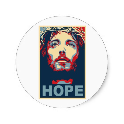 Jesus Christ Hope Tee Shirt from Zazzle.