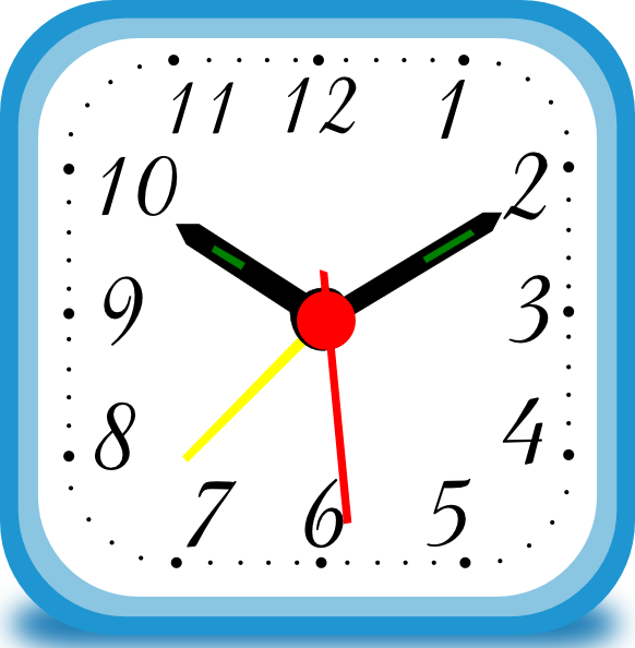 Clock Alarm clip art Free Vector / 4Vector