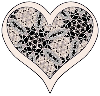 ArtbyJean - Paper Crafts: CUTE LITTLE HEARTS WITH LACE PATTERNS ...