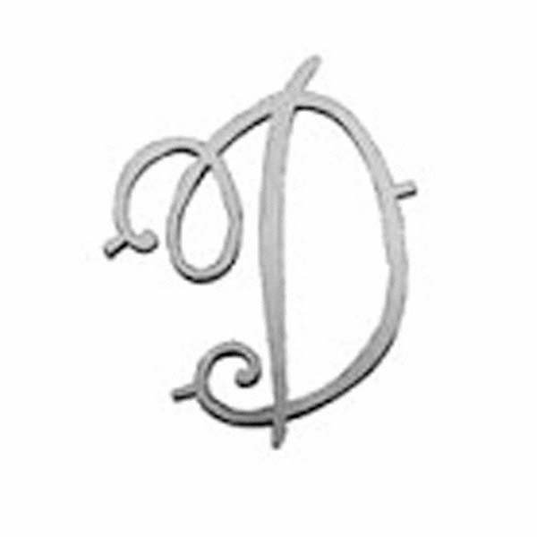 Decorative Letter D - Height 170mm 6mm Thick - F H Brundle