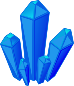 Blue Gem Stones clip art - vector clip art online, royalty free ...