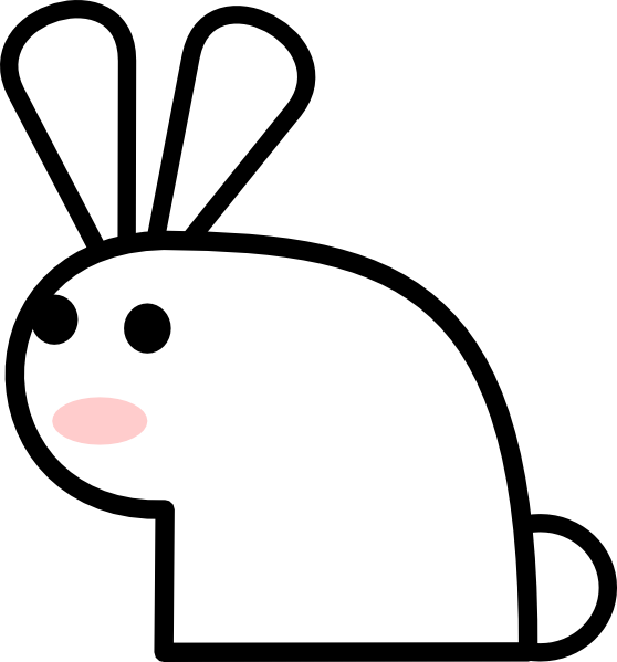 Rabbit Clip Art - vector clip art online, royalty ...