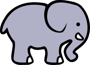 Elephant animal clipart