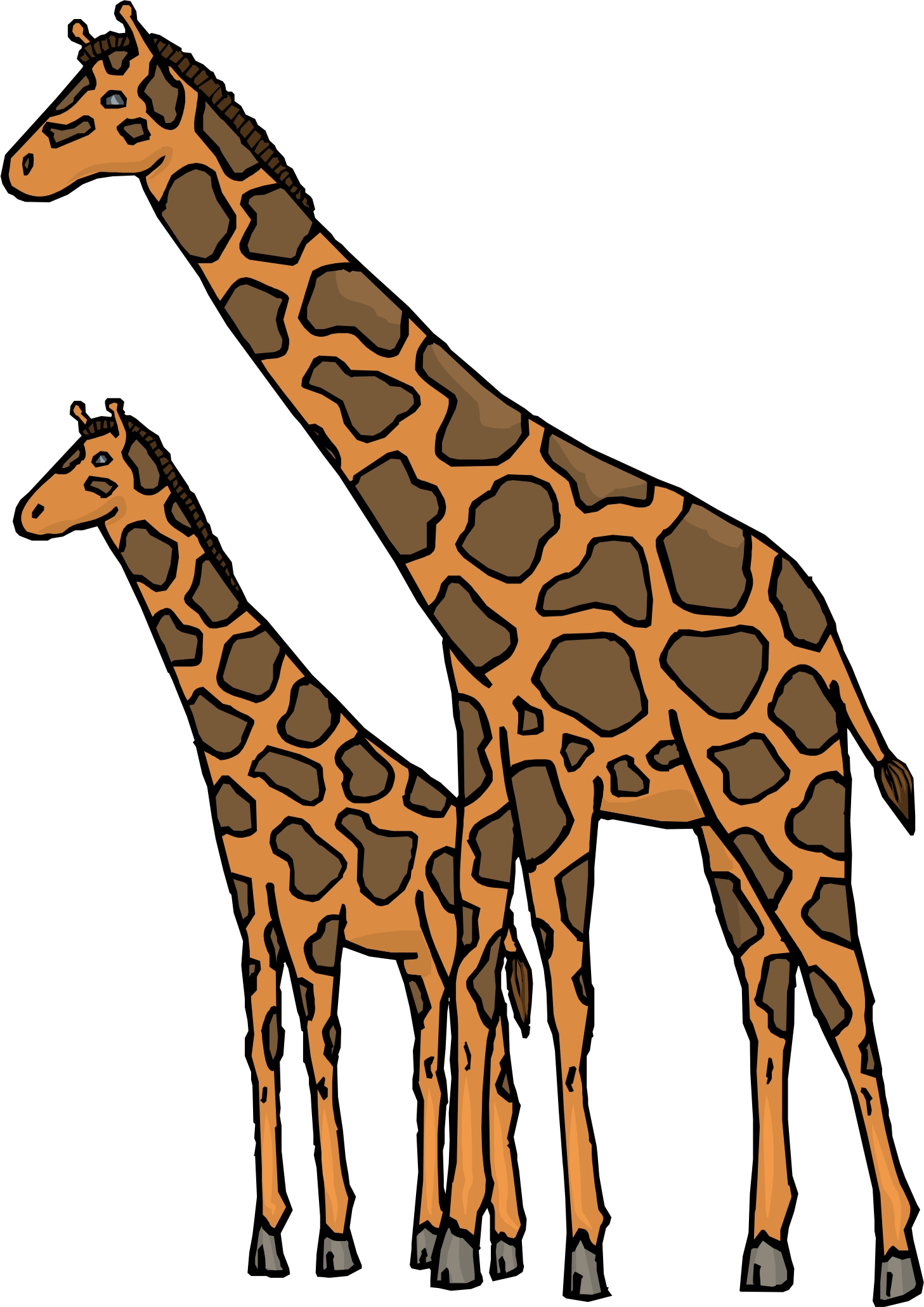 Cartoon Picture Of A Giraffe
