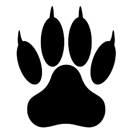 Best Photos of Printable Lion Paw Prints - Wolf Paw Print Clip Art ...