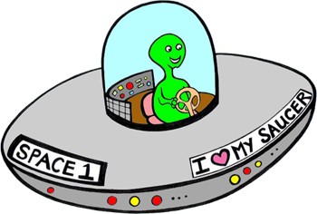 Flying Saucer Clipart