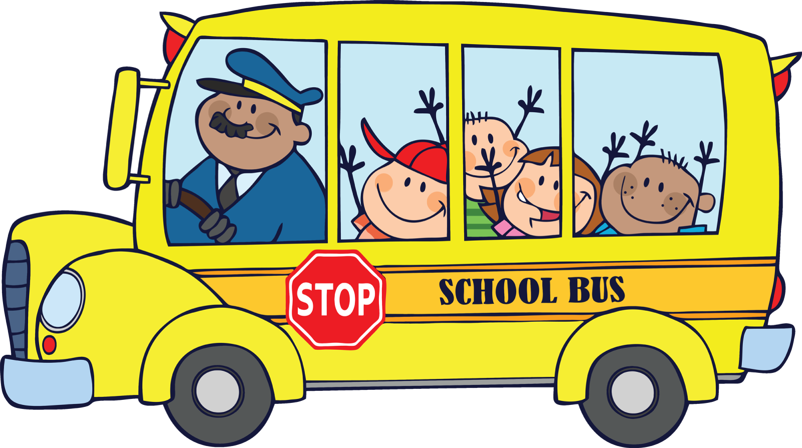 School bus safety clipart