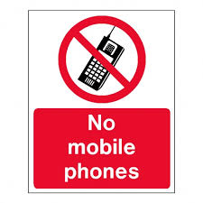 Safety Sign – Dubai – No Mobile Phones | Safety Signs ...