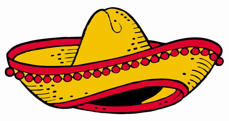 Mexican hat clipart