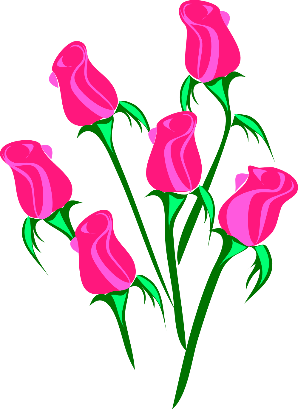 Rose flower clipart png