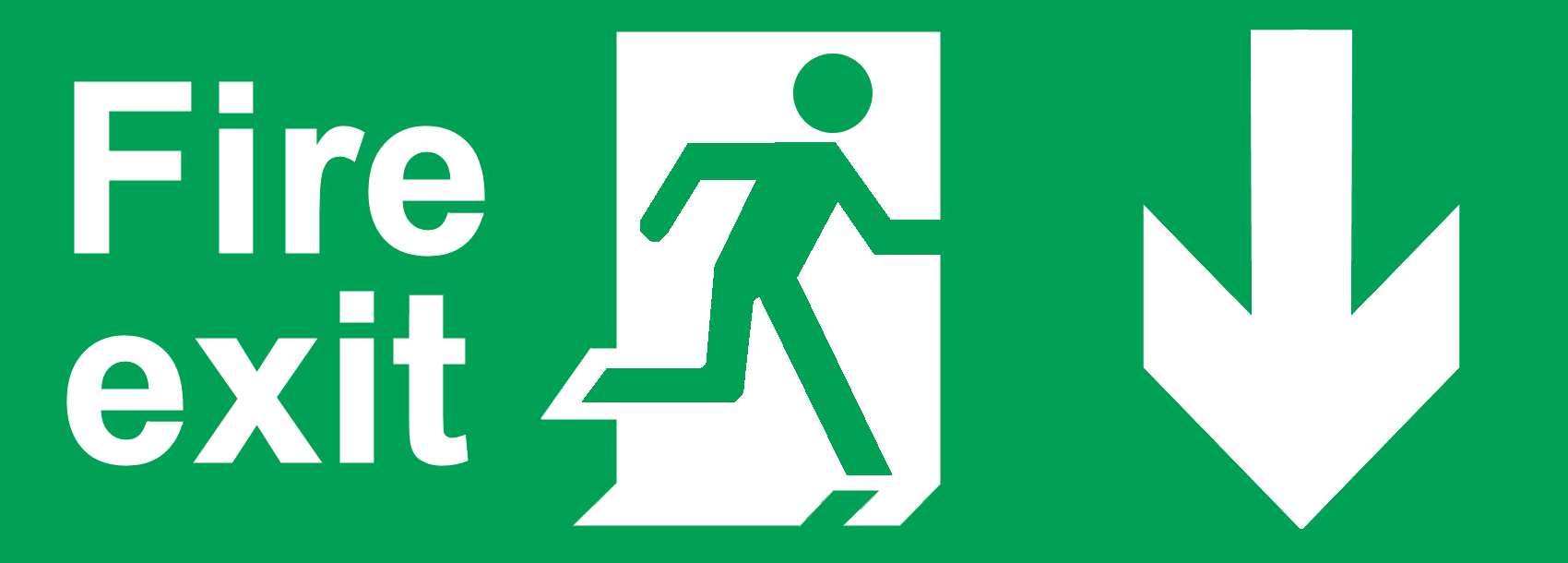 Fire Exit Signs | Free Download Clip Art | Free Clip Art | on ...