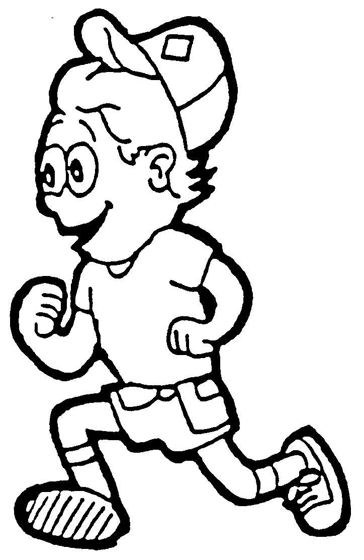 Physical Activity Black And White Cartoon - ClipArt Best