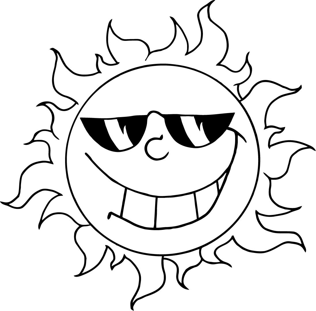 sun drawing sketch