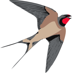 Sparrow clip art - vector clip art online, royalty free & public ...