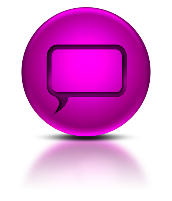 Square Comment Bubble Icon #020257