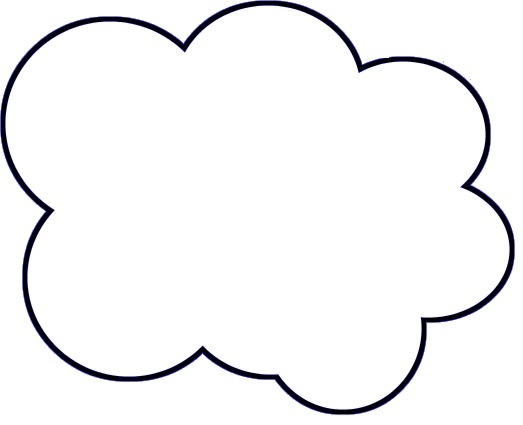 Cloud Printable Clipart
