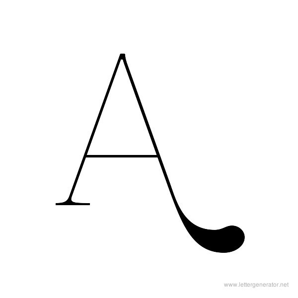 Cool Alphabet Gallery - Free Printable Alphabets | LETTER ...
