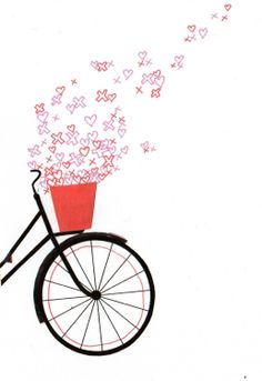 Clip art, Spring and Retro bikes