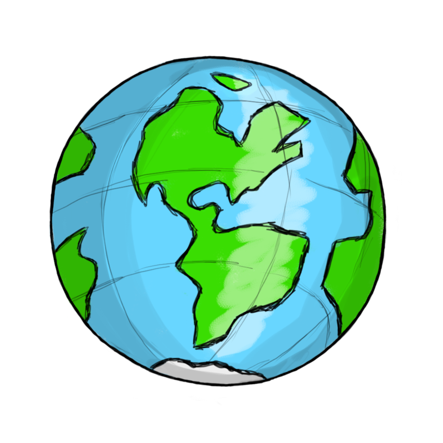 Clipart of world globe