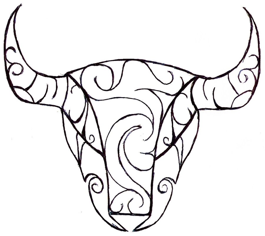 Simple Taurus Head Tattoo | Fresh 2017 Tattoos Ideas