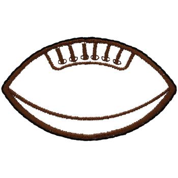 Rugby Ball Outline - ClipArt Best