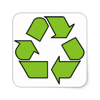Recycle Symbol Stickers | Zazzle