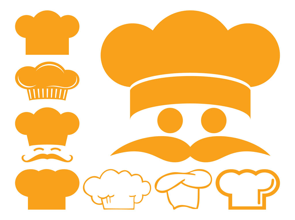 Chef Hat Icons Vector Art & Graphics | freevector.com