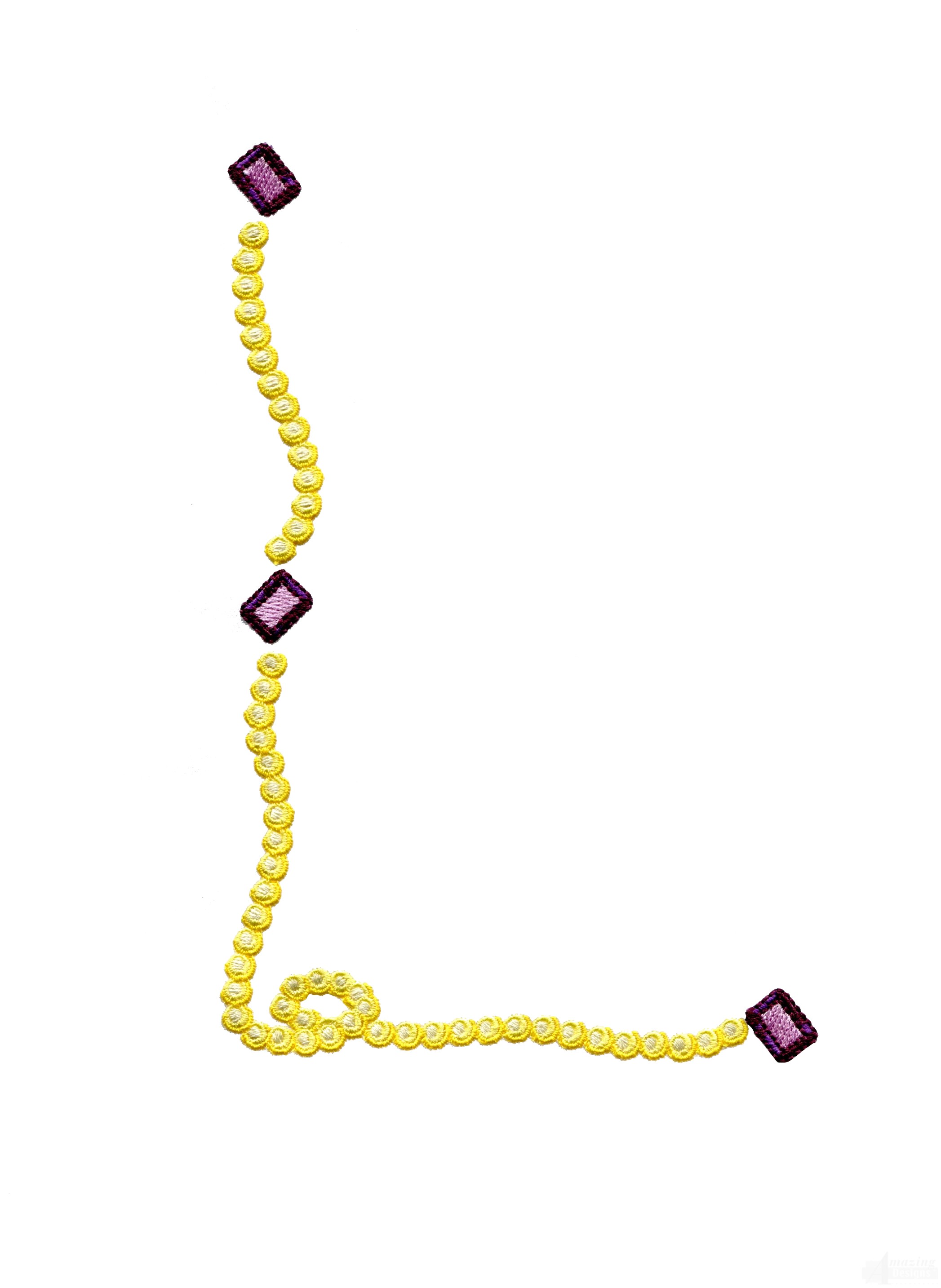 Mardi gras beads clipart