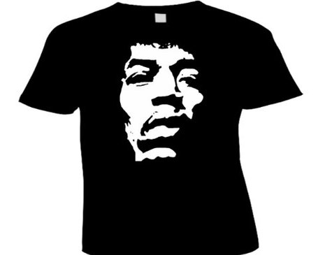Jimi Hendrix Stencil Clipart - Free to use Clip Art Resource