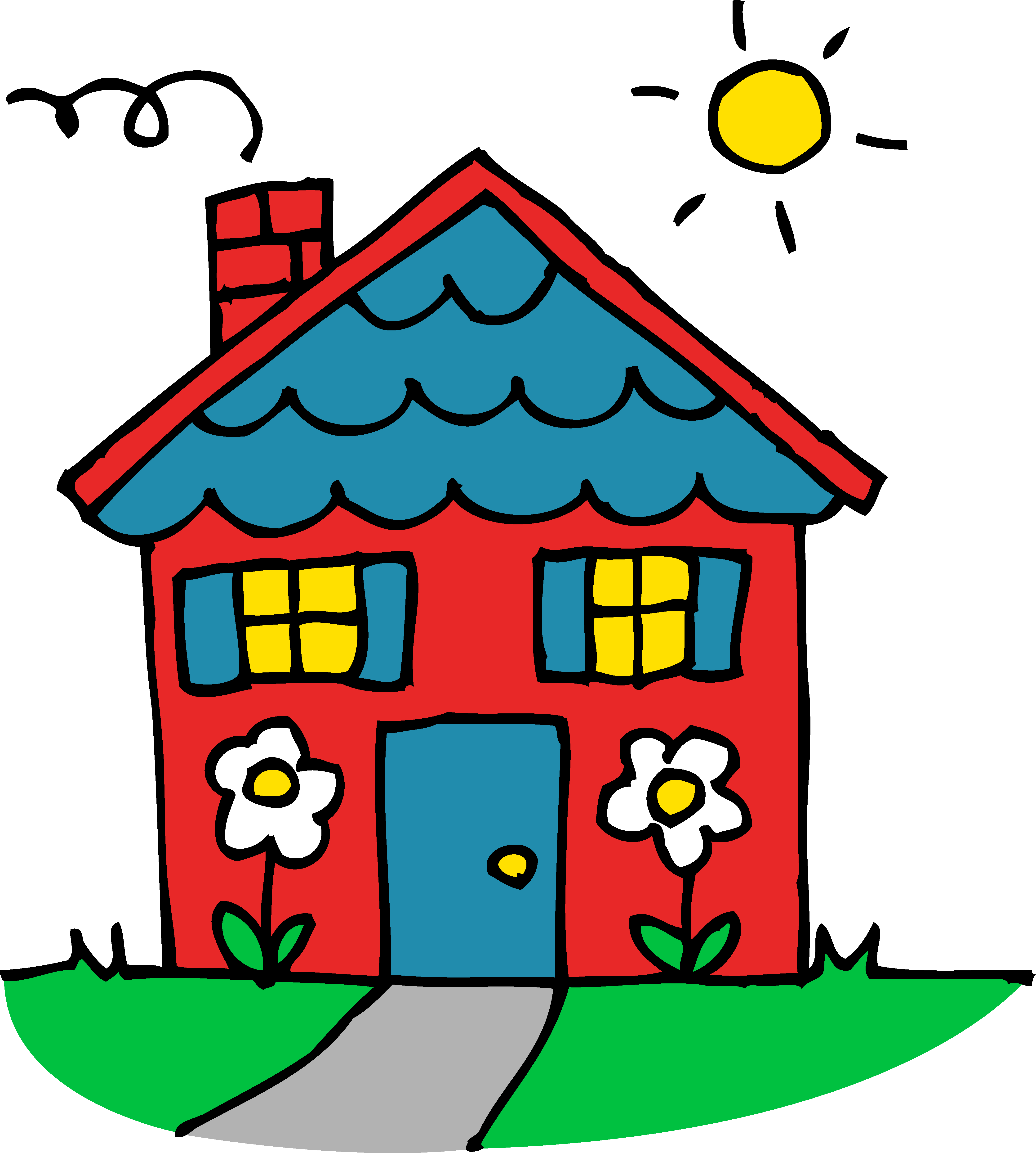 Cute cottage clipart