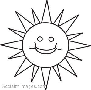 Sun, Smileys and Clip art