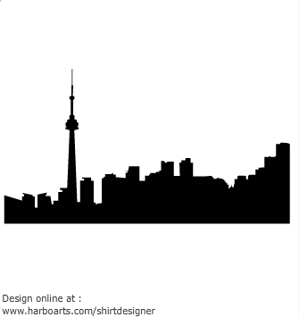 Download : Toronto Skyline - Vector Graphic