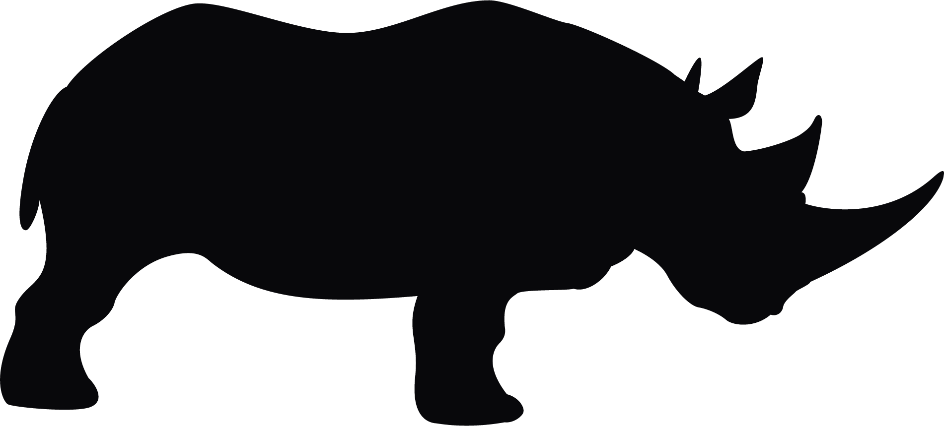 1000+ images about Rhino Silhouettes | Silhouette ...