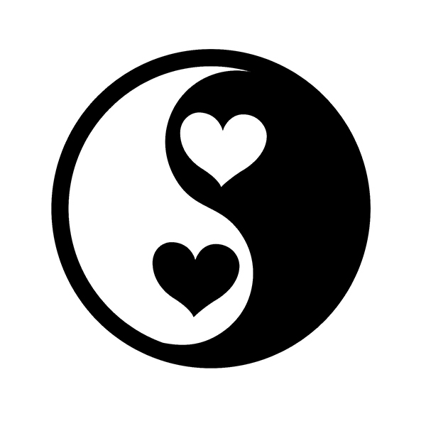 Peace And Love Ying Et Yang - ClipArt Best