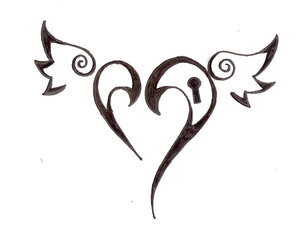 1000+ images about Winged Heart Tattoos